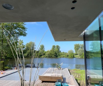 Stucwerk luifel Woonhuis Rotterdam